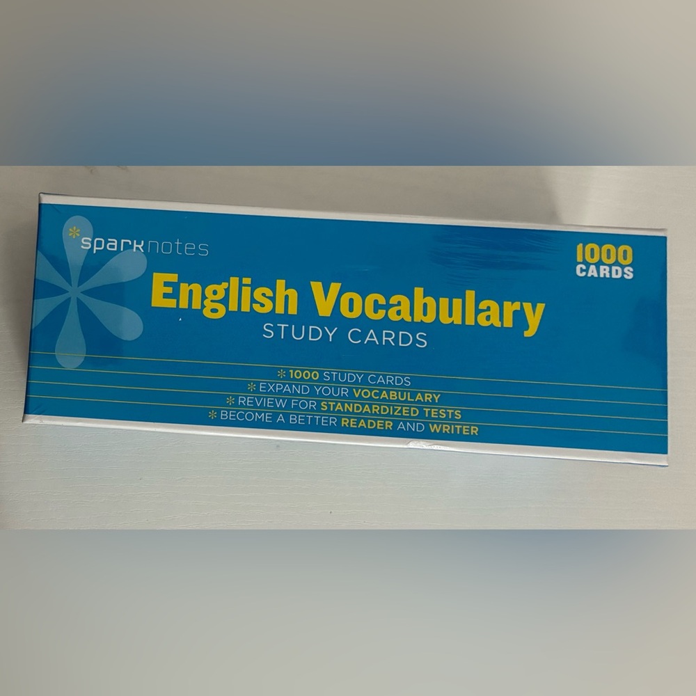 SparkNotes English Vocabulary Study Cards